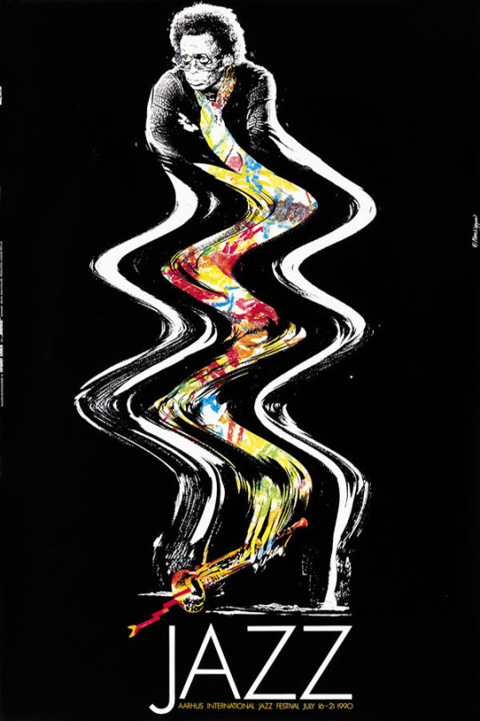 Jazz og Kalligrafi. Udstillingsåbning og jazzcafé