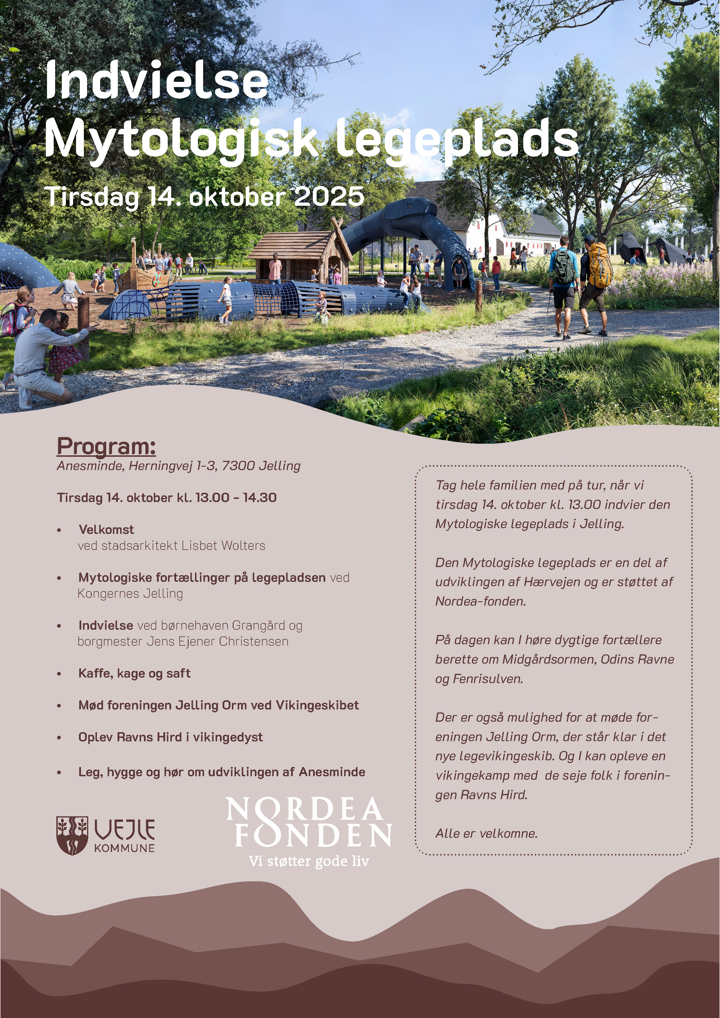 Indvielse af Mytologisk legeplads i Jelling
