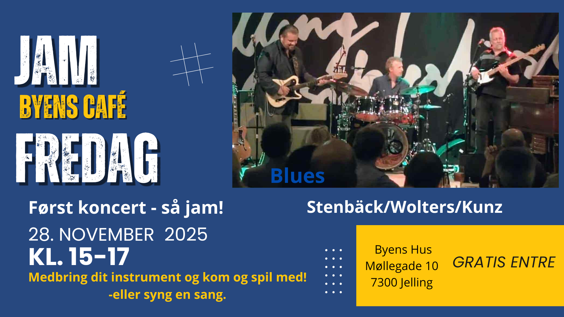 🎶 Jamfredag i Byens Café – Nyt samlingspunkt for musikelskere 🎶 (1)
