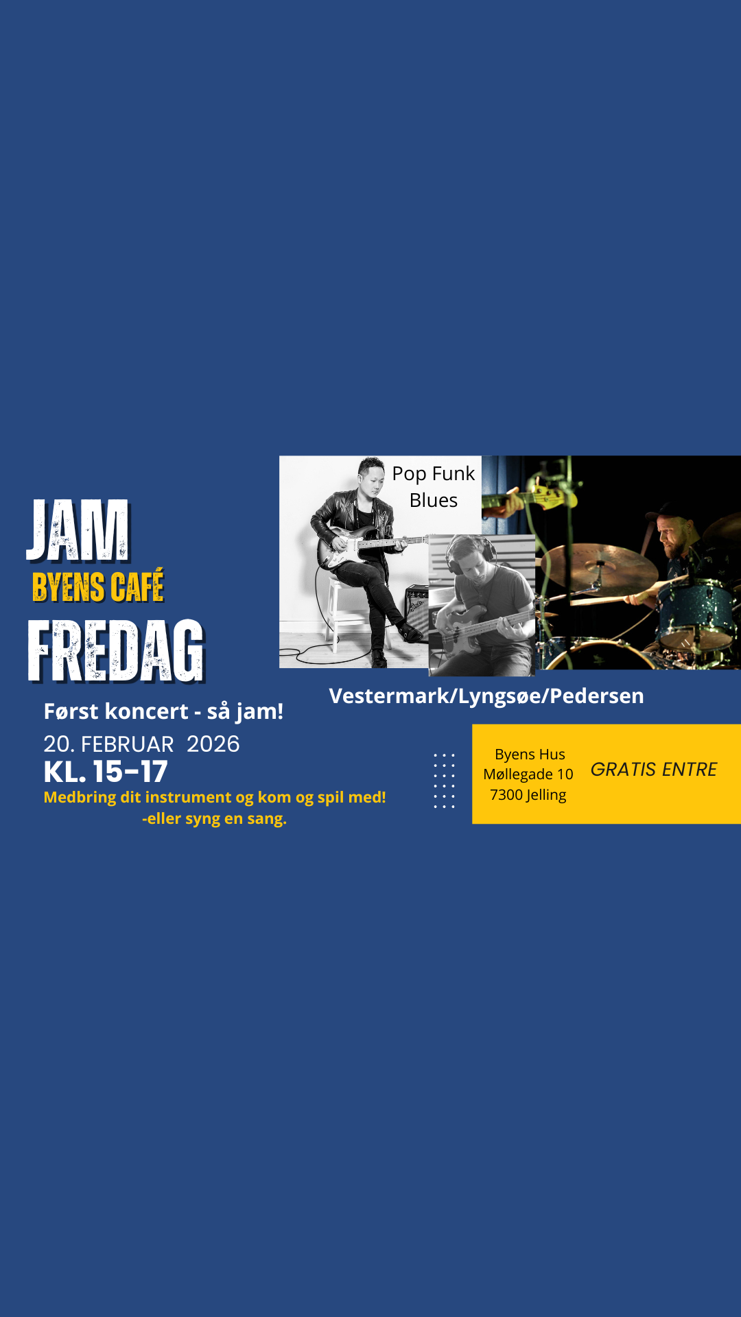 JamFredag på Byens Café i Jelling